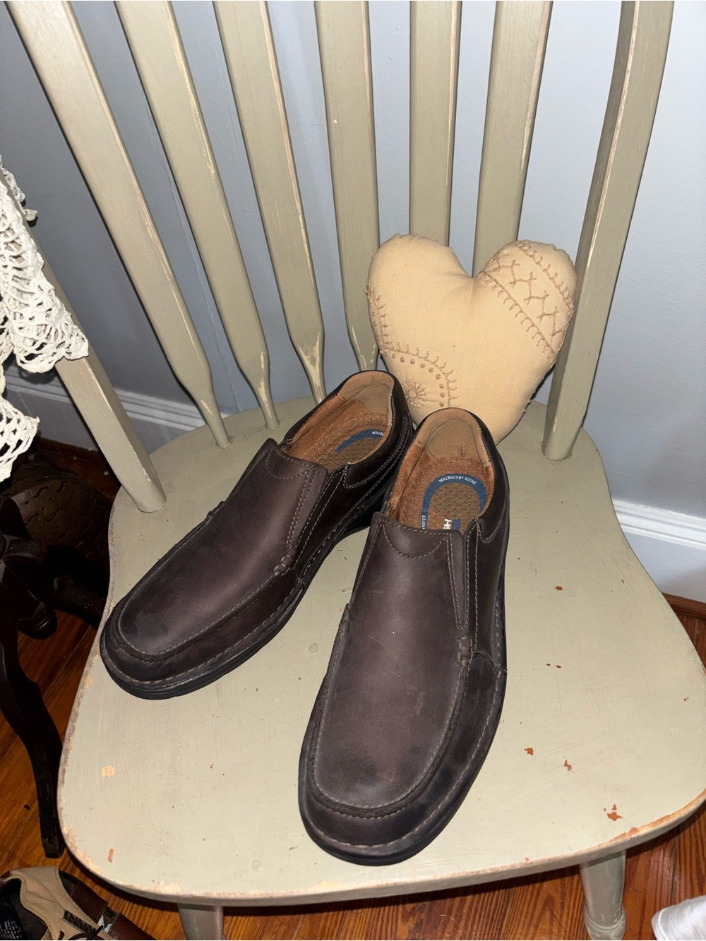 Nunn Bush Brown 12 Slip-On Leather Loafers